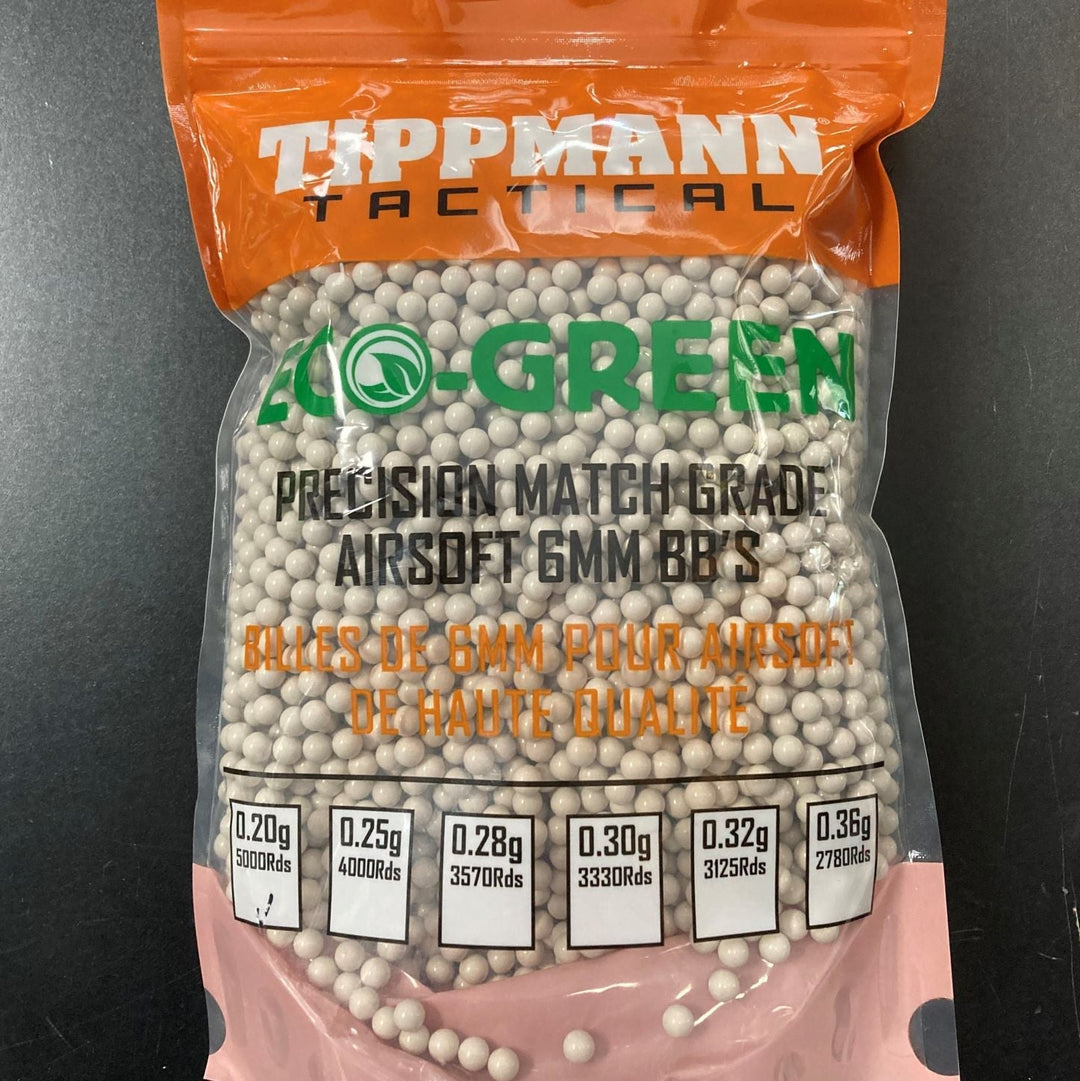 Tippmann Tactical Eco Green 6mm Airsoft BB's - TippmannParts