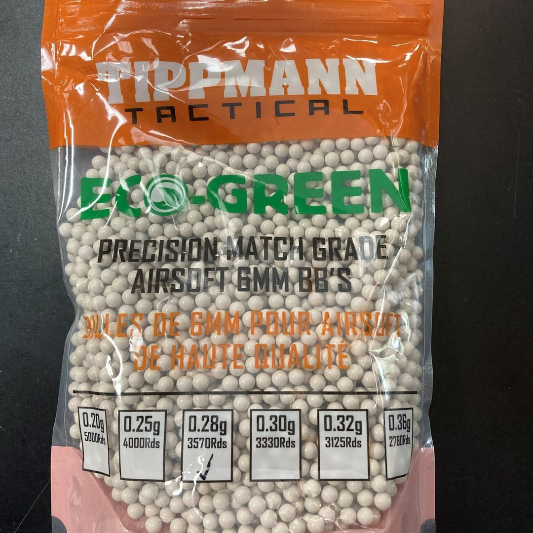 Tippmann Tactical Eco Green 6mm Airsoft BB's - TippmannParts