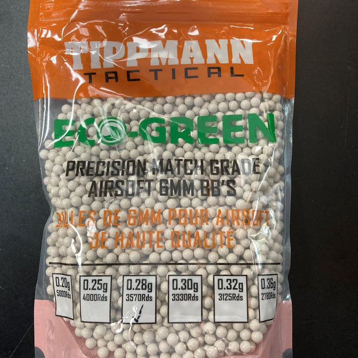 Tippmann Tactical Eco Green 6mm Airsoft BB's - TippmannParts