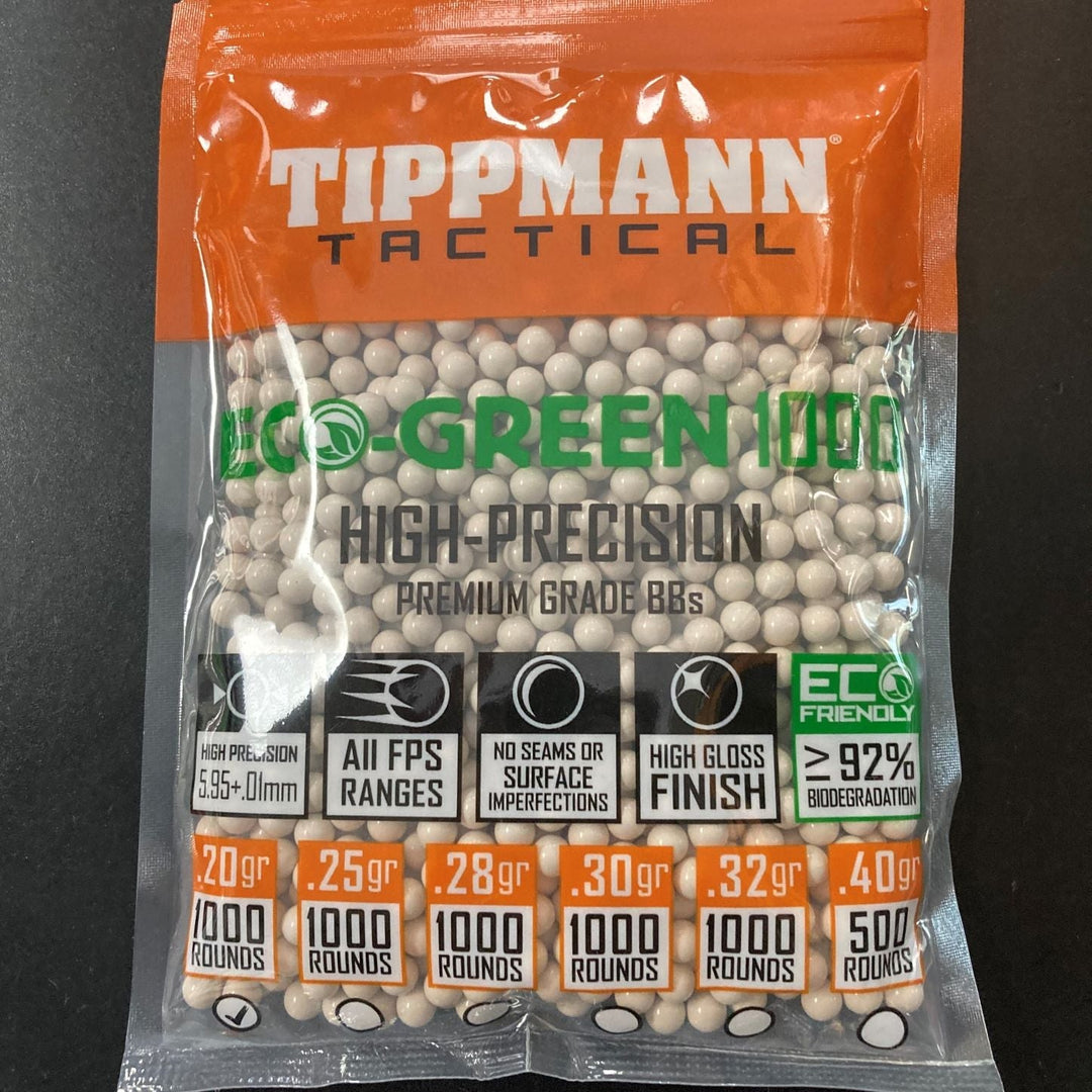 Tippmann Tactical Eco Green 6mm Airsoft BB's - TippmannParts