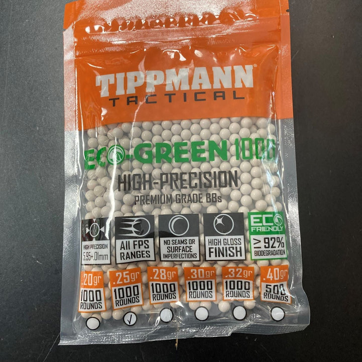 Tippmann Tactical Eco Green 6mm Airsoft BB's - TippmannParts
