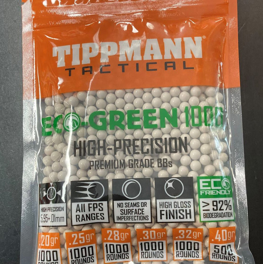 Tippmann Tactical Eco Green 6mm Airsoft BB's - TippmannParts