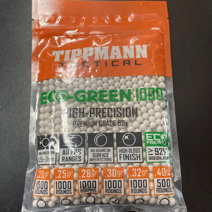 Tippmann Tactical Eco Green 6mm Airsoft BB's - TippmannParts
