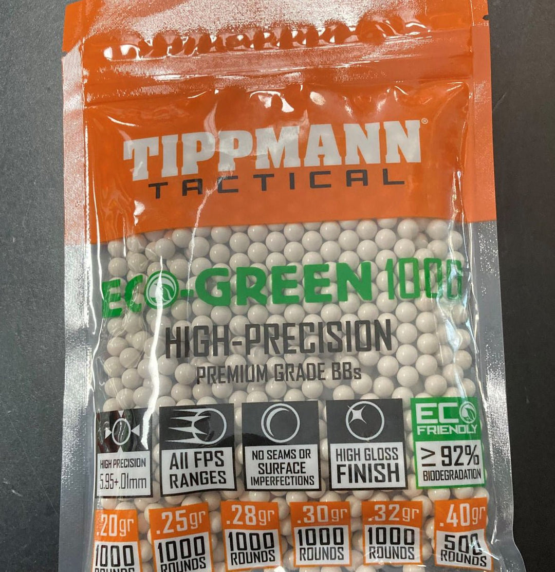 Tippmann Tactical Eco Green 6mm Airsoft BB's - TippmannParts
