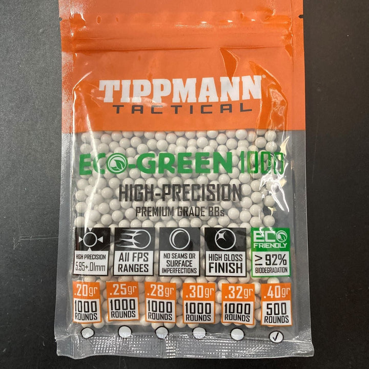 Tippmann Tactical Eco Green 6mm Airsoft BB's - TippmannParts