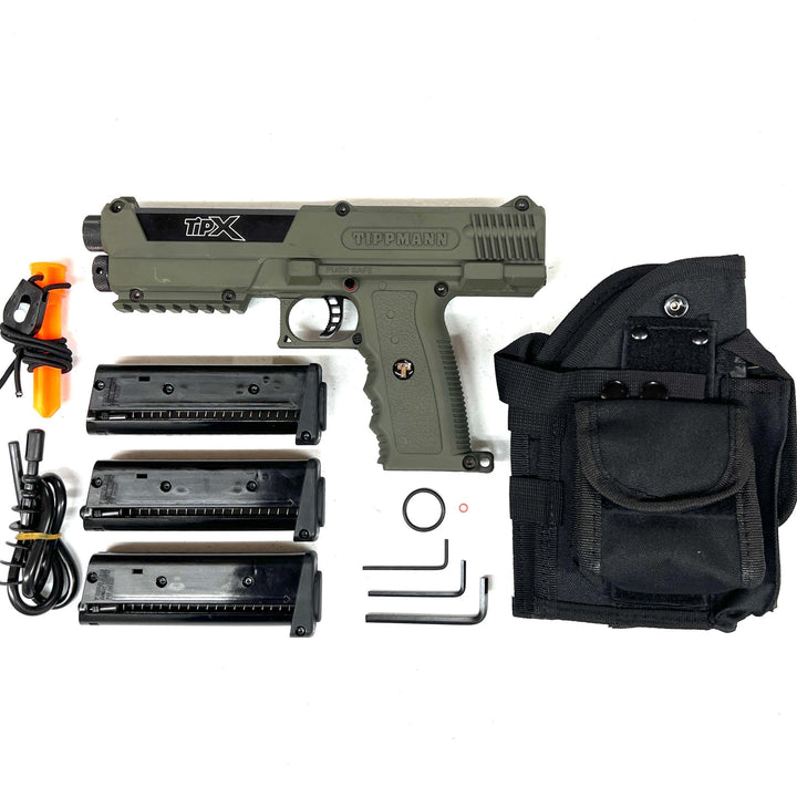 Tippmann TiPX Deluxe Gun Package with 3 Magazines - TippmannParts