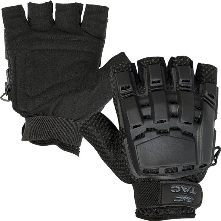 Valken Half Finger Hard Back Gloves - TippmannParts