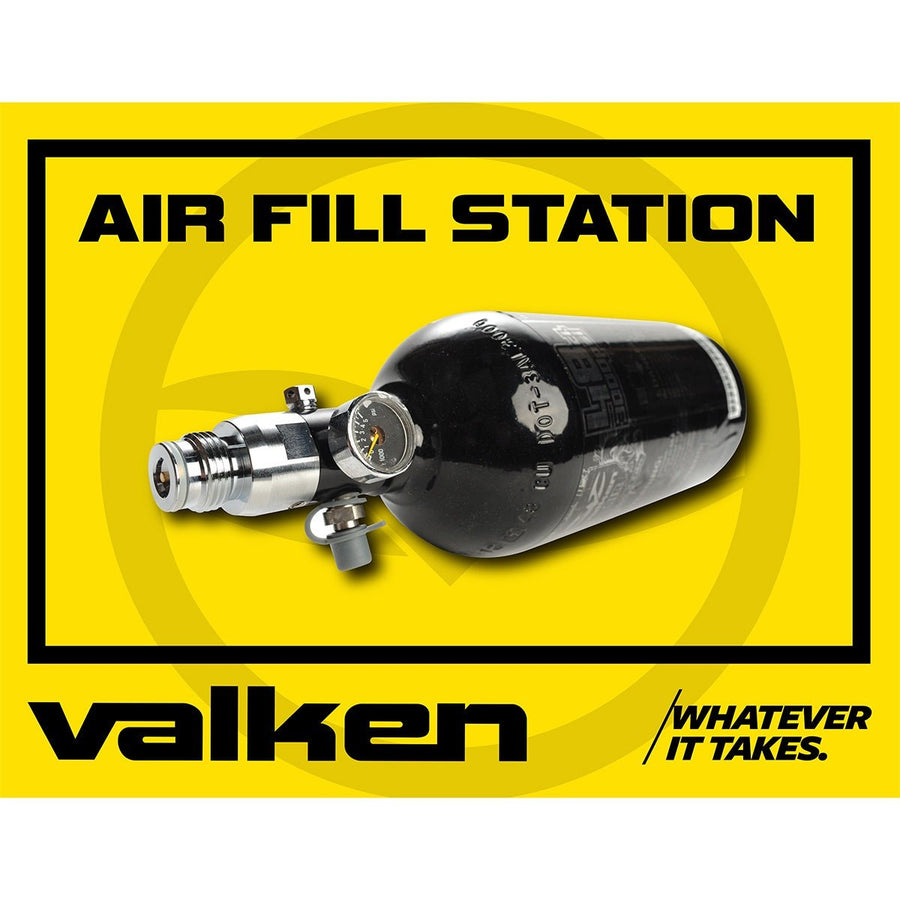 Valken Paintball Vinyl Air Station Field Sign with Grommets - TippmannParts
