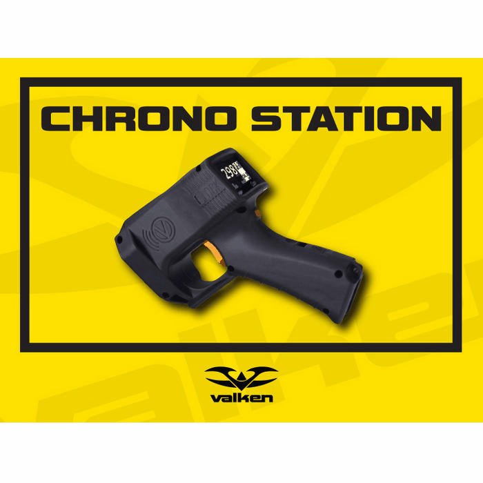 Valken Paintball Vinyl Chrono Station Field Sign with Grommets - TippmannParts