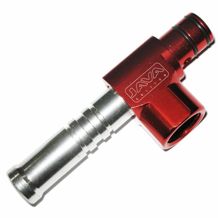 Vertical Adapter With Low Pressure Outlet - Red - Kingman Part 08P - TippmannParts